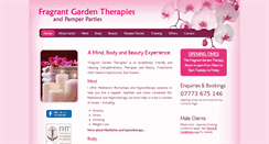 Desktop Screenshot of fragrant-garden.co.uk