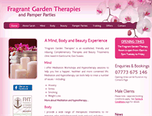 Tablet Screenshot of fragrant-garden.co.uk